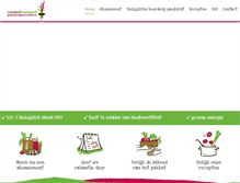Tablet Screenshot of groentenabonnement.nl